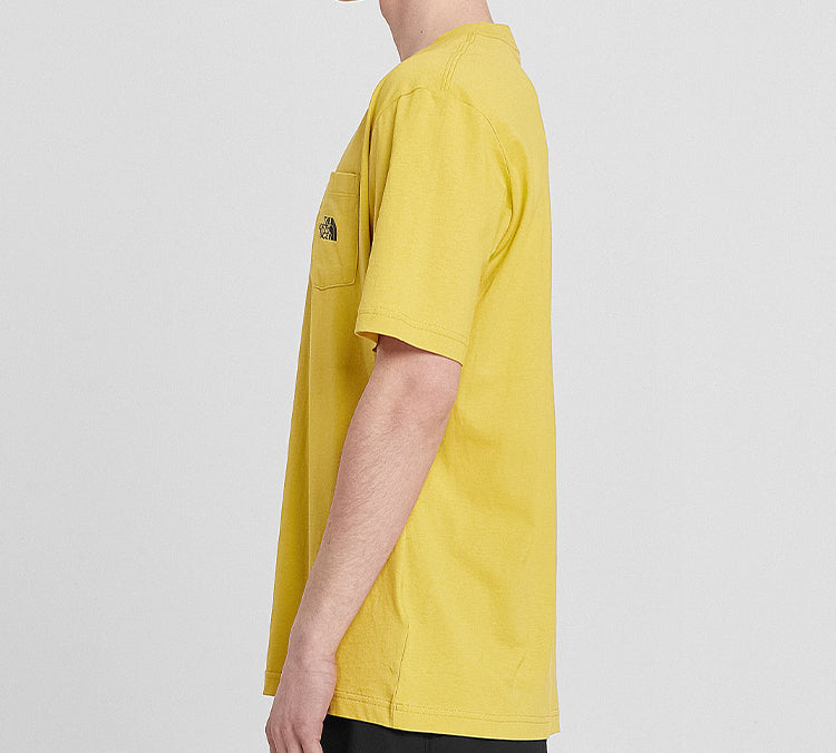 THE NORTH FACE Pocket Logo T-Shirt 'Yellow' 4NFN-ZBJ