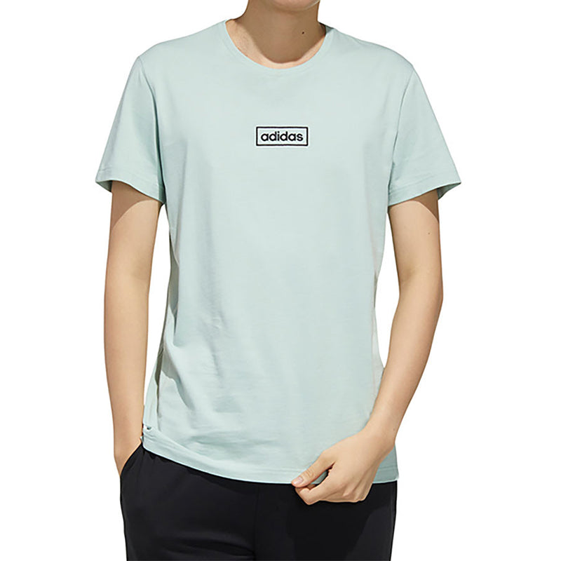 adidas neo M C+ TEE Sports Round Neck Short Sleeve Green FP7463