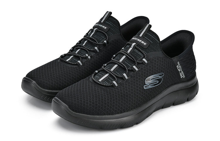 Skechers Slip-On Tennis Shoes 'Black' 232457-BBK