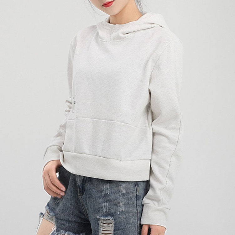 (WMNS) PUMA Nu-Tility Hoodie 'White Black' 585257-19