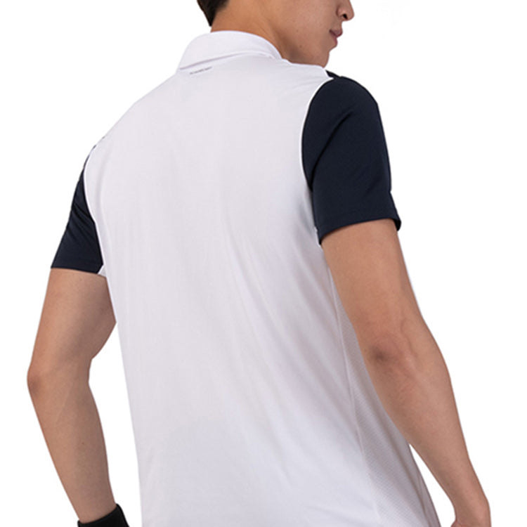 adidas Quick Dry Breathable Sports Short Sleeve Polo Shirt White H34705