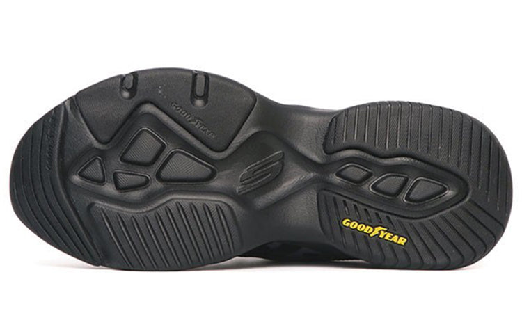 Skechers Casual Daddy's Shoes 'Black Silver Orange' 237410-BKOR