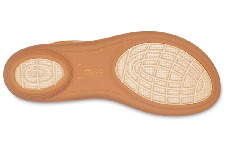 (WMNS) Crocs Gold Sandals 204915-276