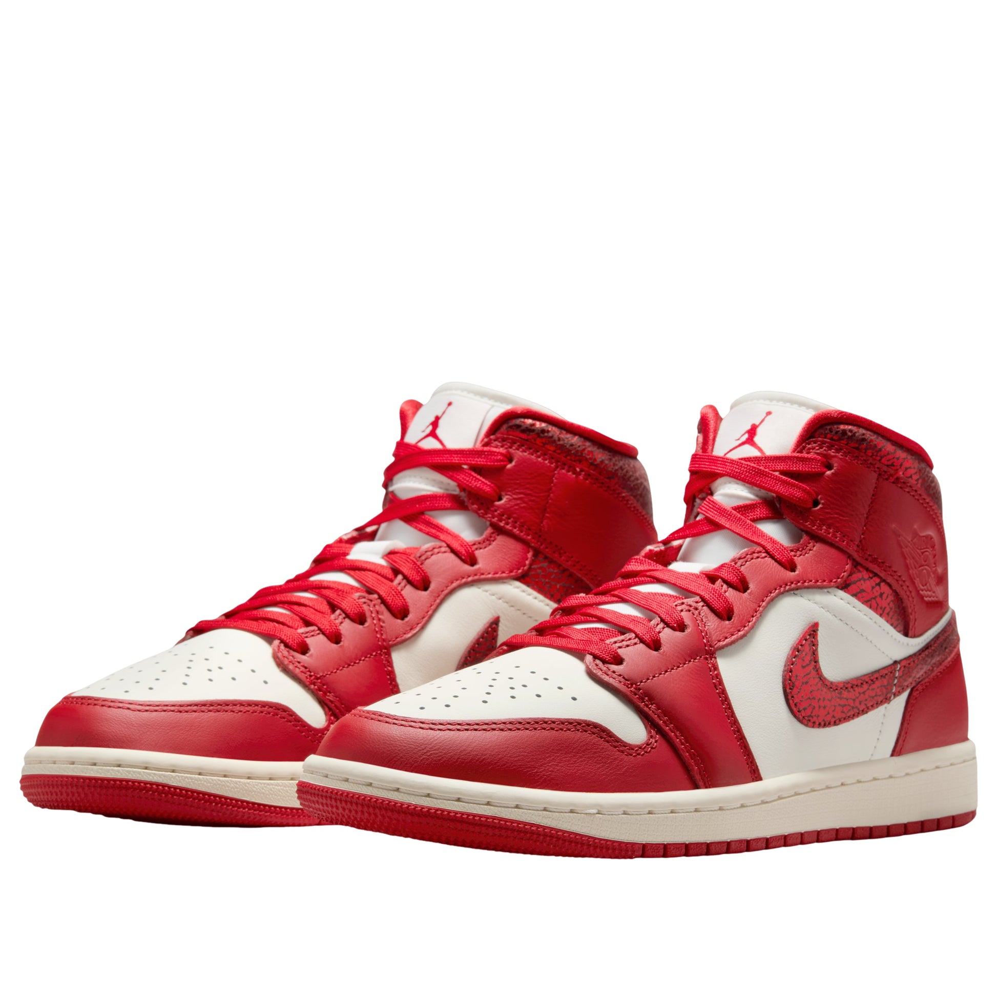 (WMNS) Air Jordan 1 Mid SE 'Red Cracked Leather' HJ9337-106