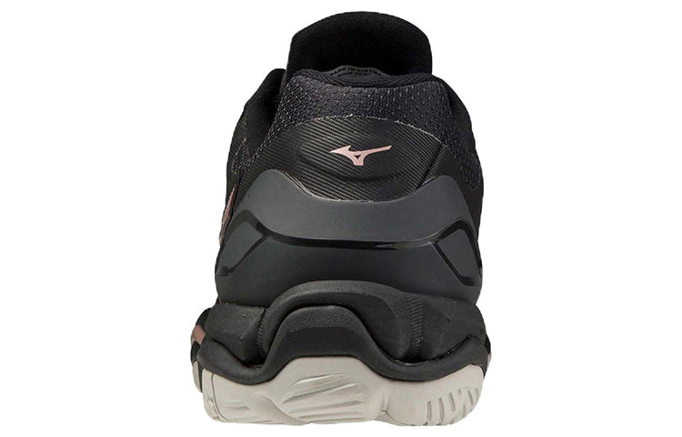 Mizuno Wave Stealth 5 Low Tops Training Shoe Black Pink X1GB189653