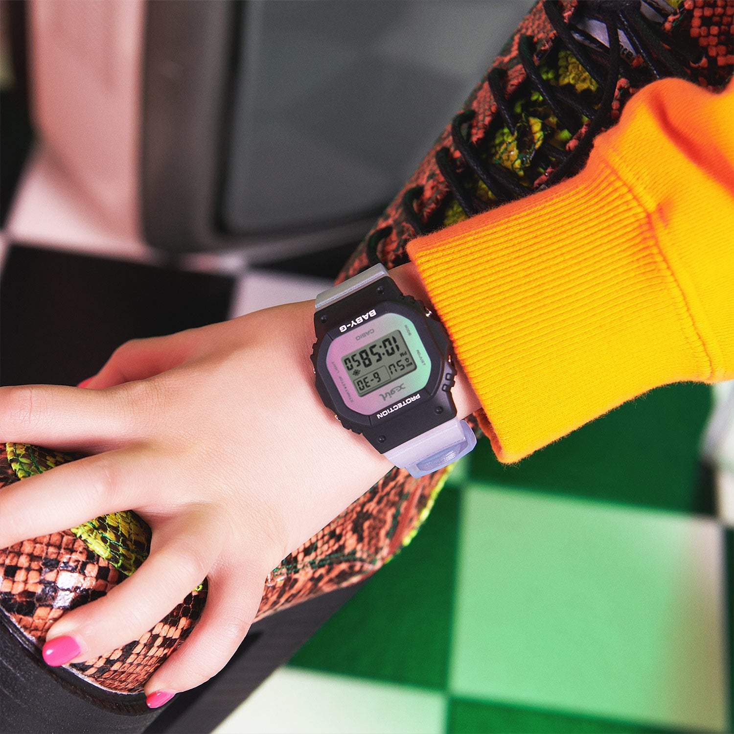 (WMNS) CASIO Baby-G Digital 'Black' BGD-565XG-2DR