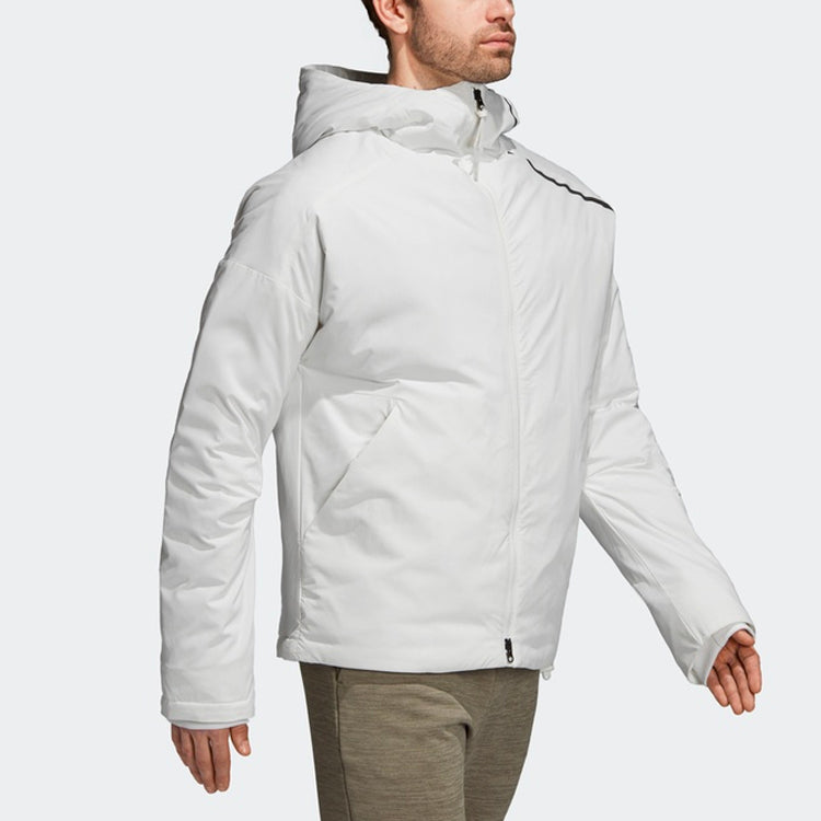 Men's adidas ZNE JKT Outdoor Down White Jacket CY8617