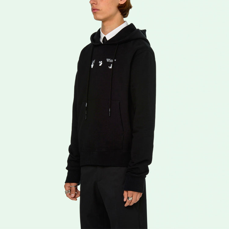 Off-White SS21 Mens Logo Long Sleeve Sweater OMBB034R21FLE0061055