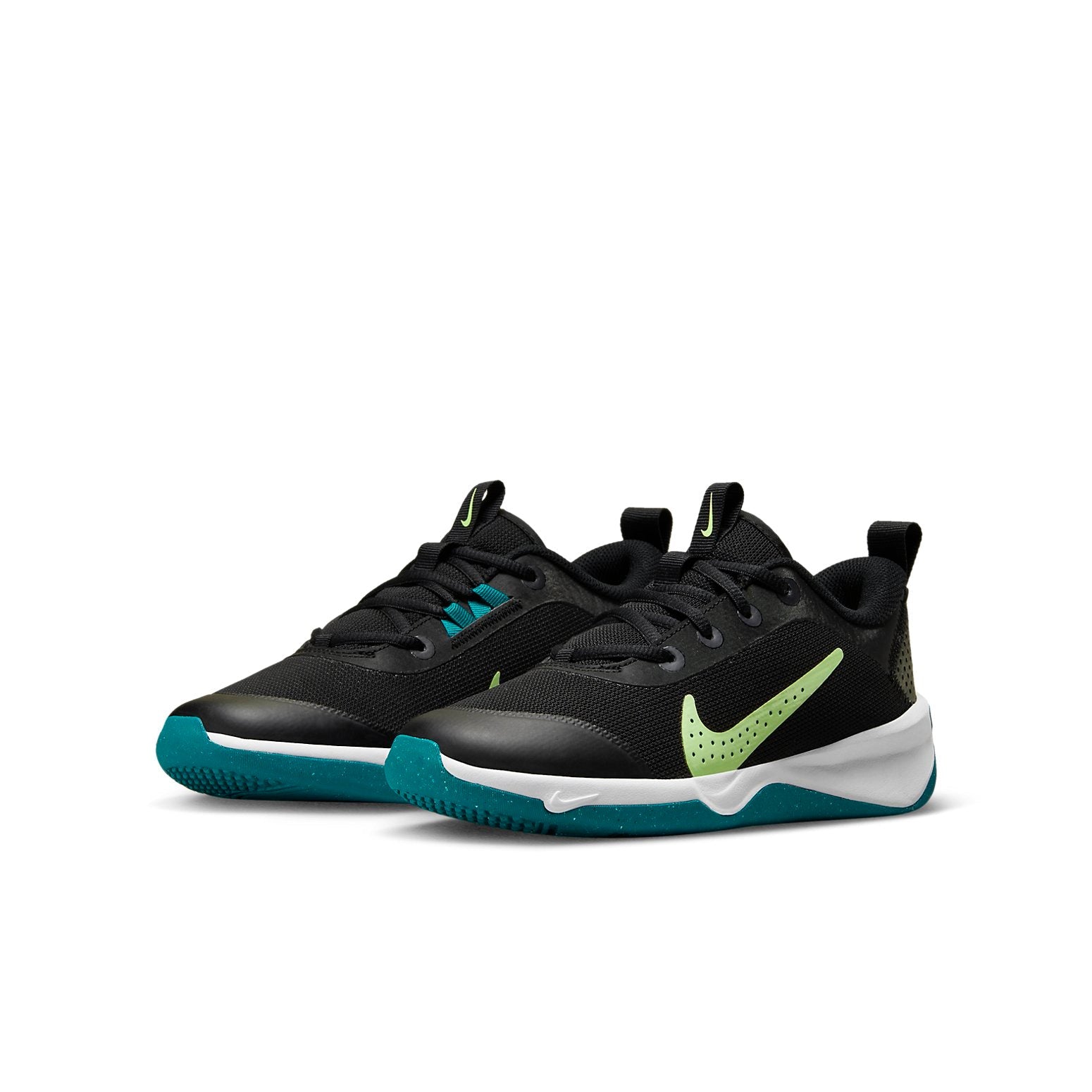 (GS) Nike Omni Multi-Court 'Black Bright Spruce' DM9027-003