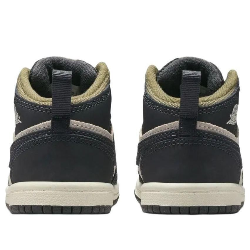 (TD) Air Jordan 1 Mid SE 'Off Noir Medium Olive' HV4729-102