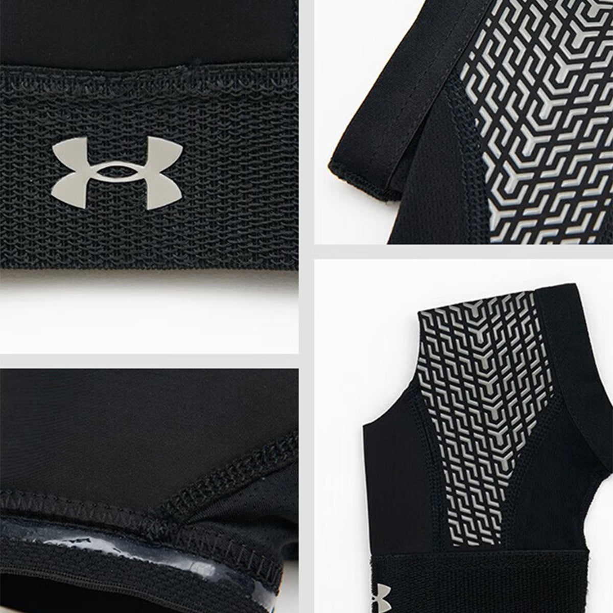 Under Armour Strap Sports Ankle Guard Adjustable Bandage Rope Drawstring Package Set 'Black' 23510703-001