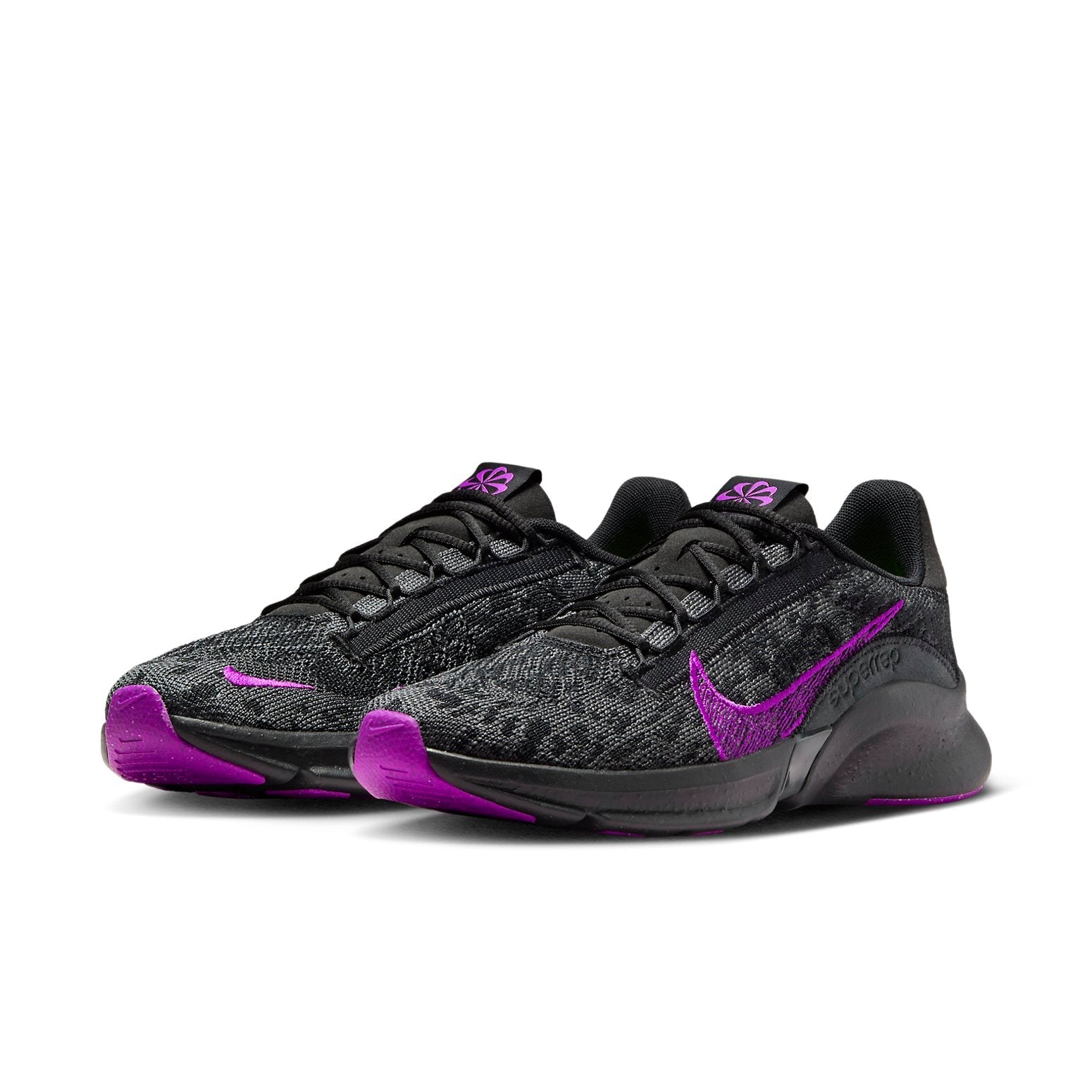 (WMNS) Nike SuperRep Go 3 Flyknit Next Nature 'Anthracit Vivid Purple' DH3393-007