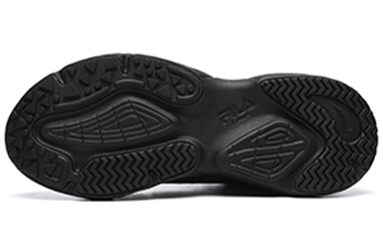 (WMNS) FILA FUSION Conch Sneakers 'Black' T12W217303FBS