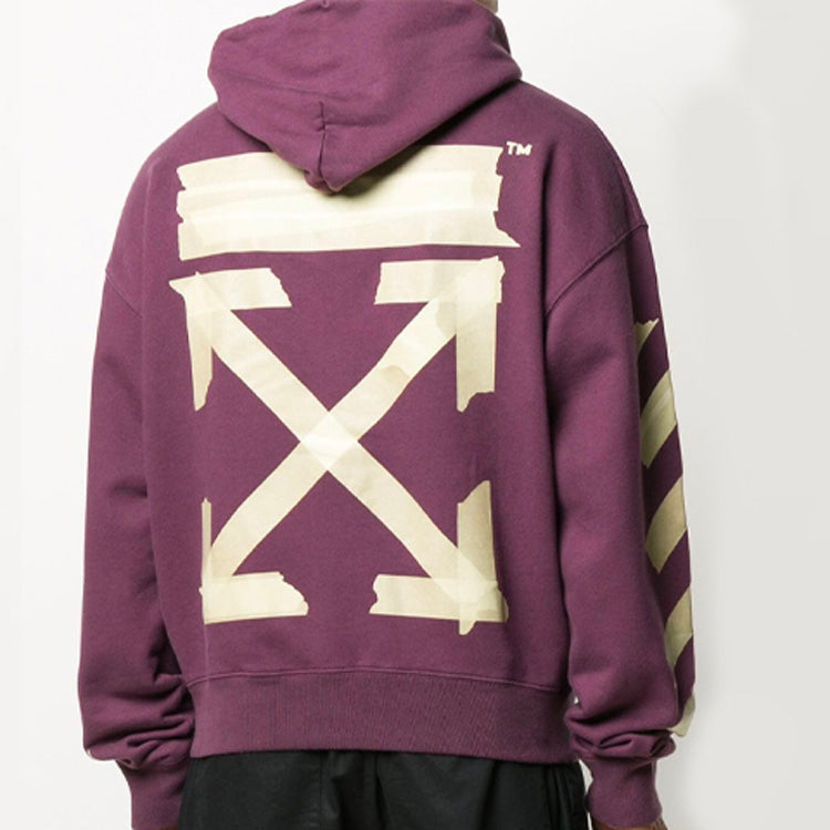 Off-White SS20 Arrows Printing Men Purple OMBB037R20E30002B248