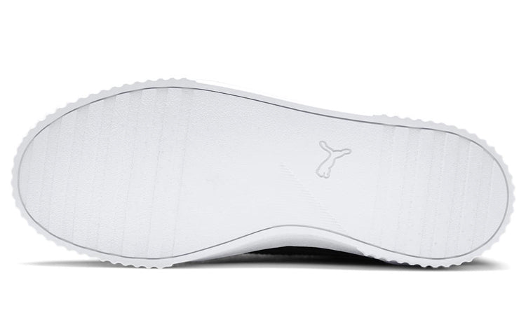 (WMNS) PUMA Carina Leather 'Black White' 370325-22