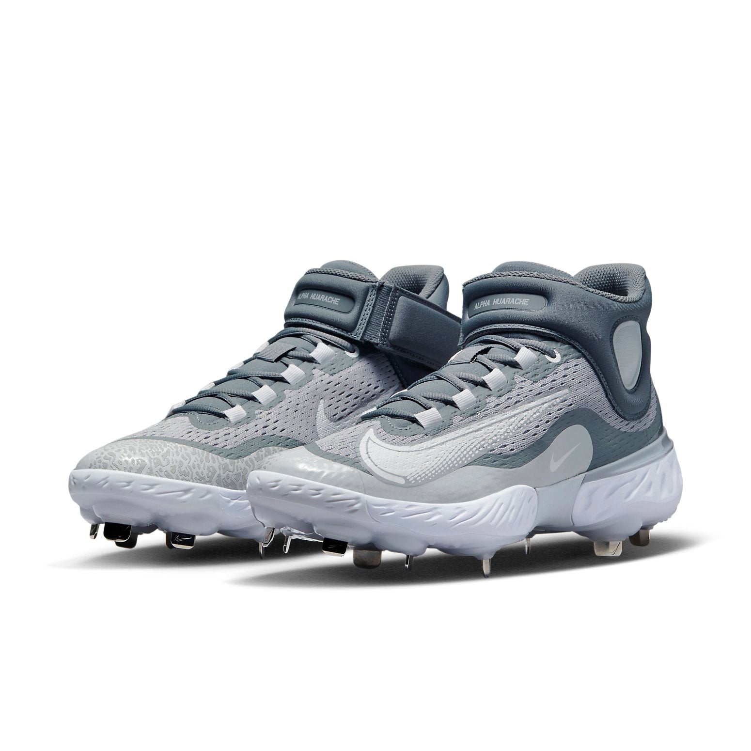Nike Alpha Huarache Elite 4 Mid 'Wolf Grey White' DJ6520-012
