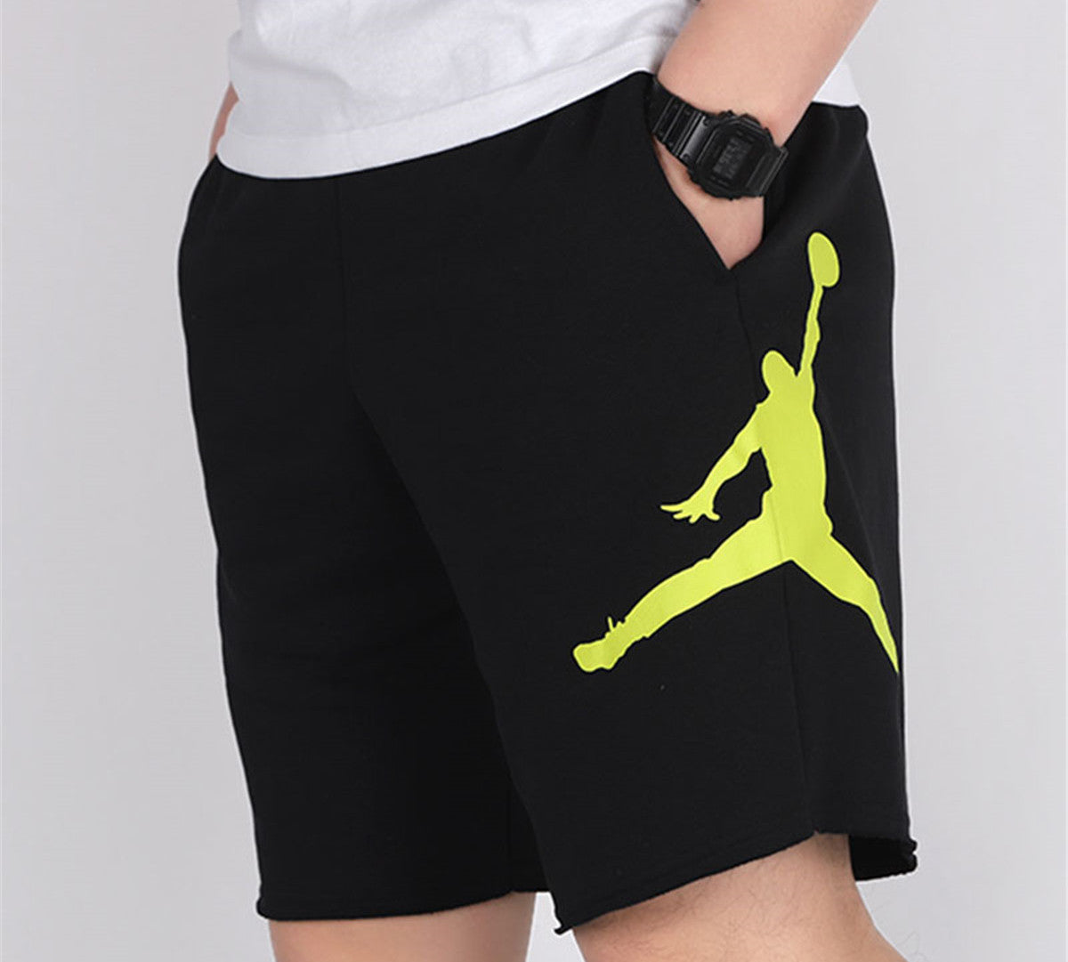 Air Jordan Jumpman Sports Knit Shorts Men's Black AQ3116-013