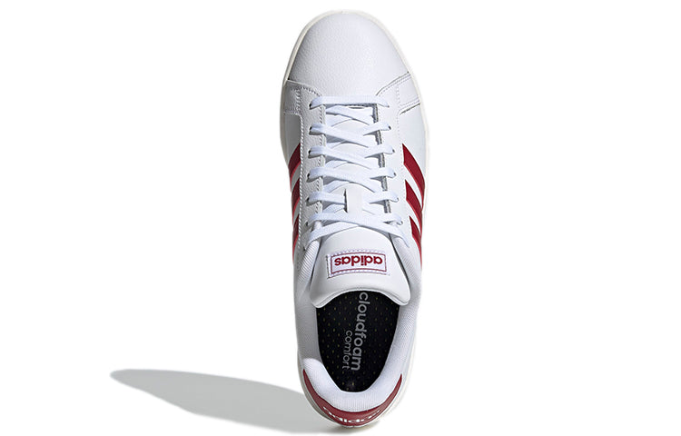 adidas neo Grand Court 'White Red' EE7887