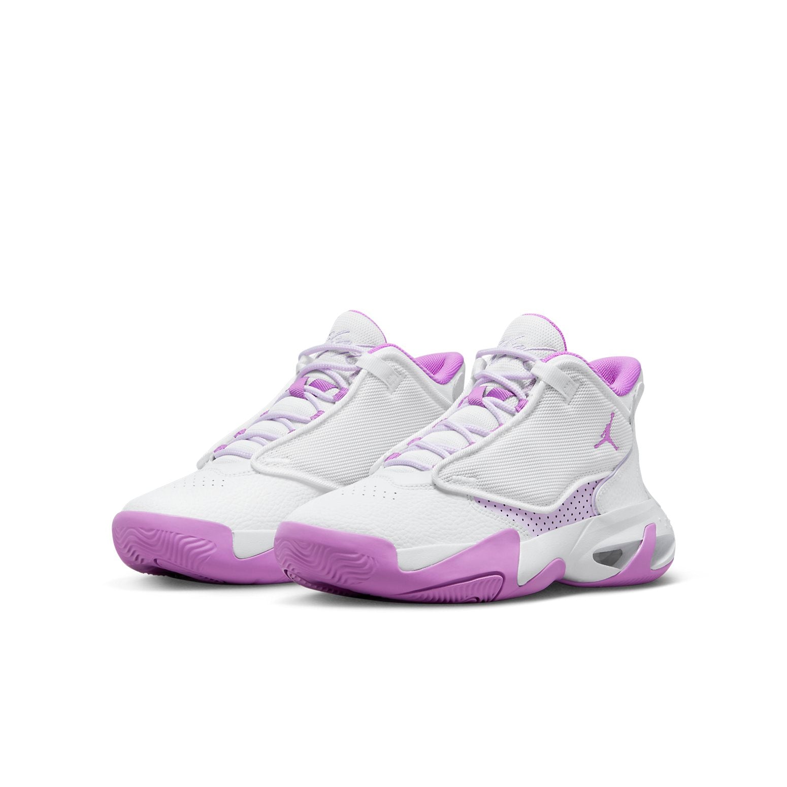 (GS) Air Jordan Max Aura 4 'White Barely Grape' DQ8404-105