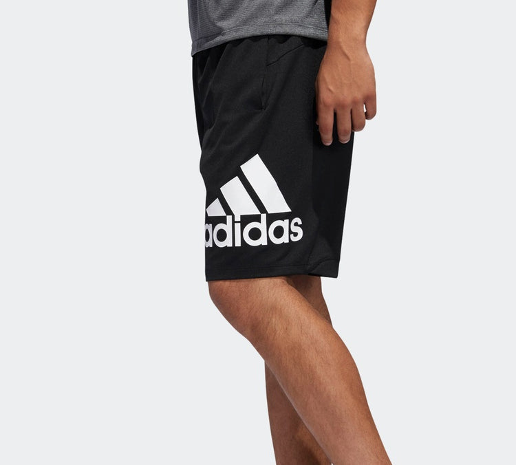 adidas Sports Slogan Knitted Shorts Men Black DU1592