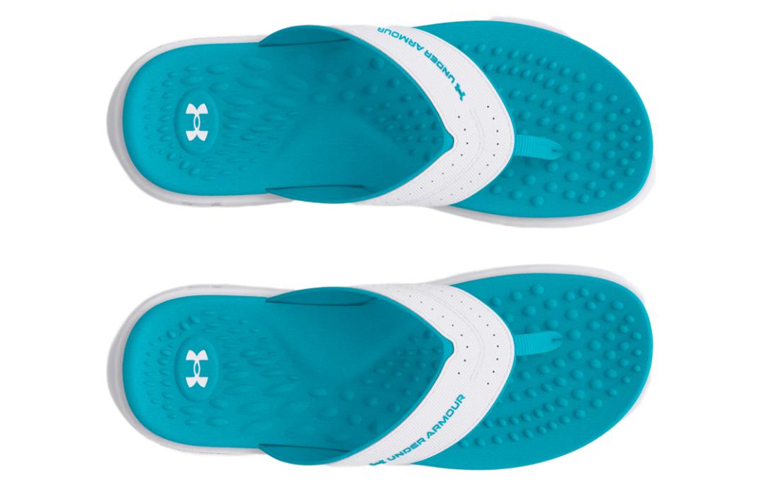 (WMNS) Under Armour Ignite Pro Marbella Sandal 'White Blue Surf' 3026030-101