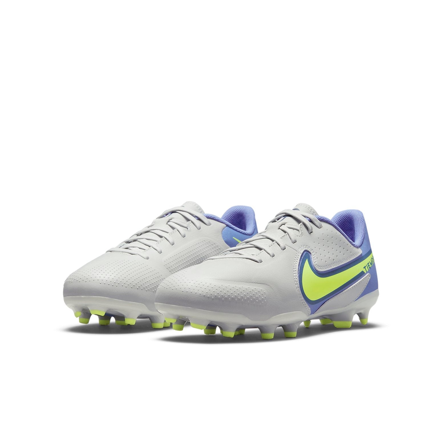 (GS) Nike Tiempo Legend 9 Academy FG/MG 'Grey Royal Blue' DA1333-075