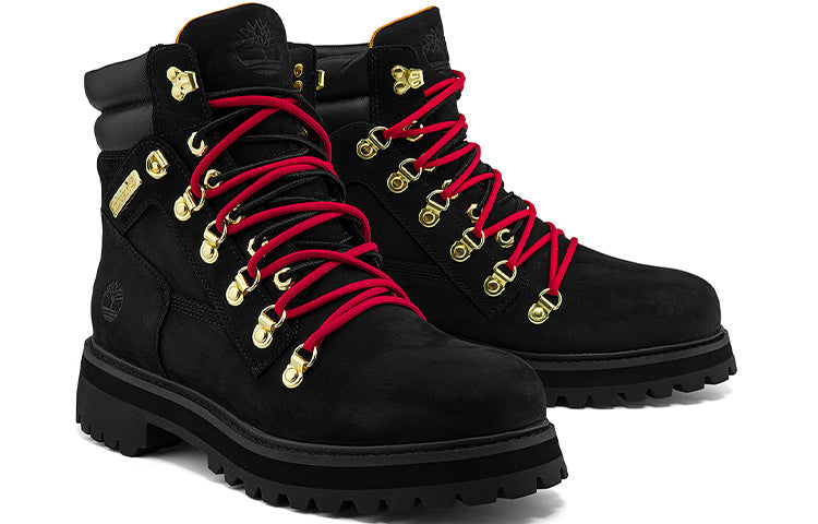 Timberland 6 Inch Premium Vibram Waterproof Boots 'Black Nubuck' A2KKV