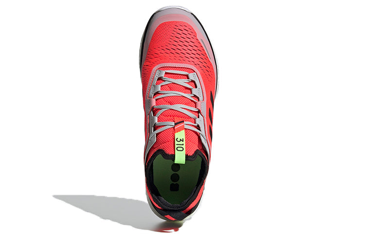 adidas Terrex Agravic Flow Shoes 'Red Black Green' EF2116