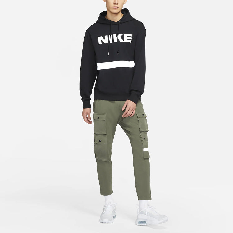 Men's Nike Nsw City Made Cargo Pocket Knit Black Pullover DB3748-010