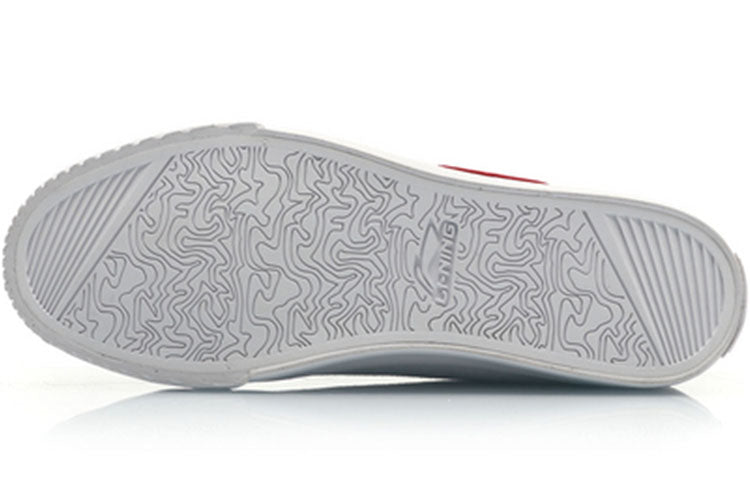 Li-Ning Classic Skateboarding Low 'White Red' AGCP132-6