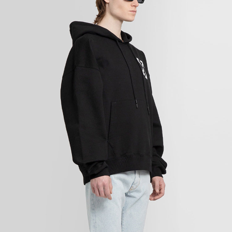 Men's Off-White SS22 Kangaroo Pocket Arrow Large Autumn Black OMBB037C99FLE0021001