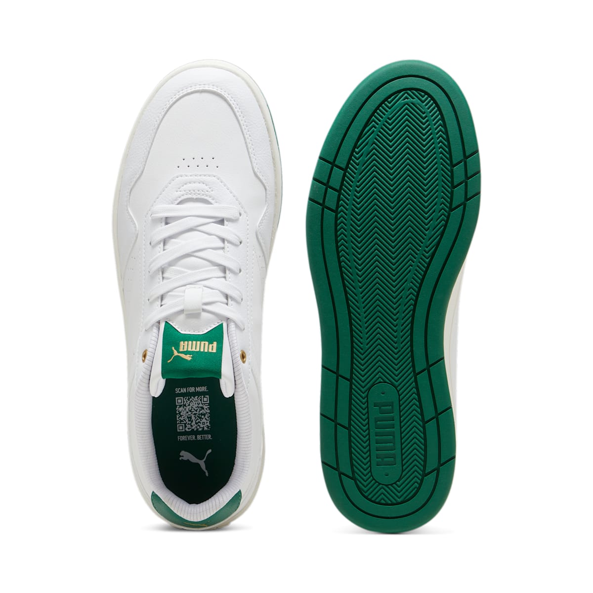 PUMA Court Classic 'White Green' 395018-03