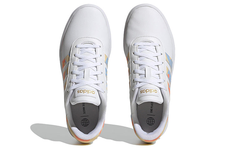 (WMNS) adidas neo Court Platform 'White Blue Orange' H06298