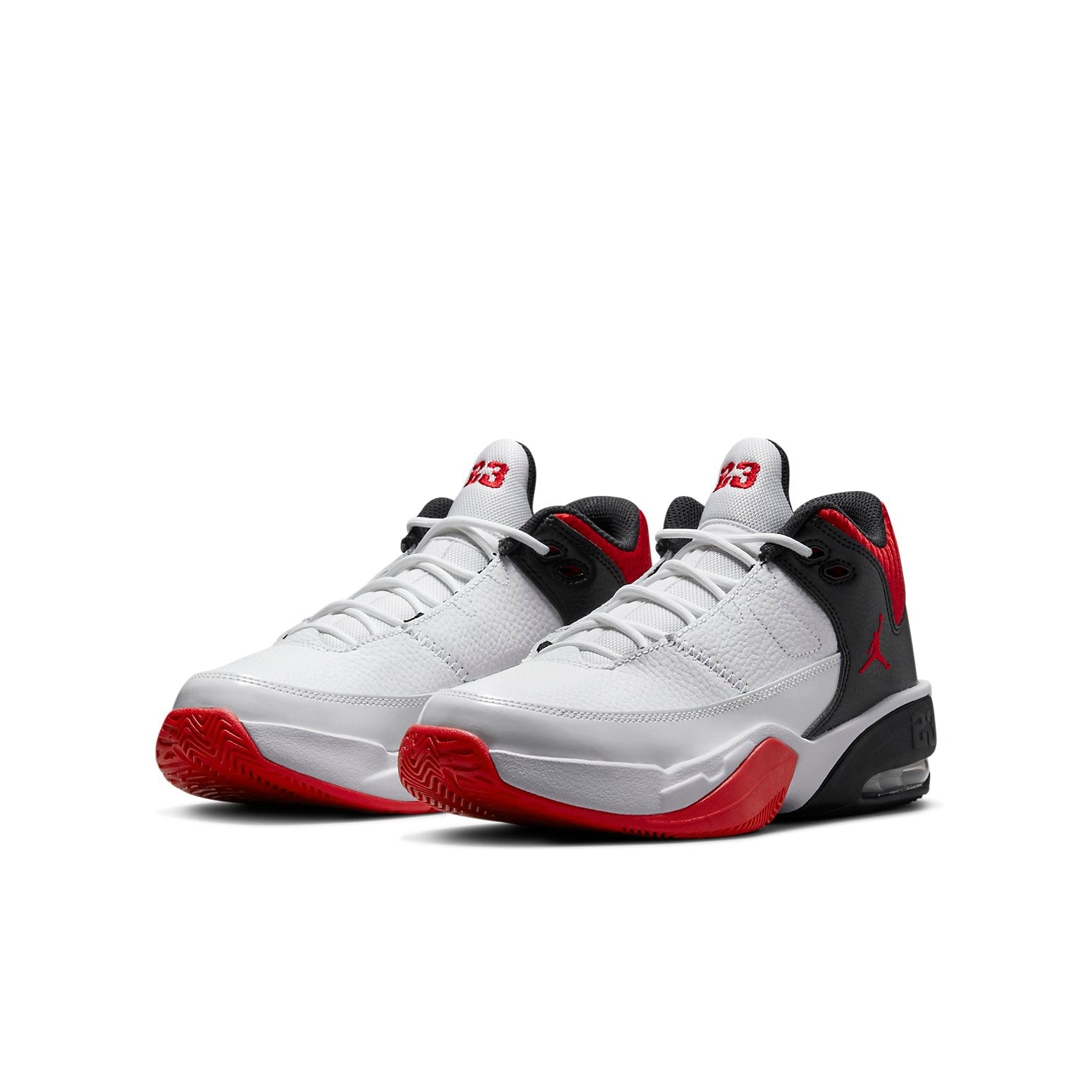 (GS) Air Jordan Max Aura 3 Mid-Top Black/White/Red DA8021-160