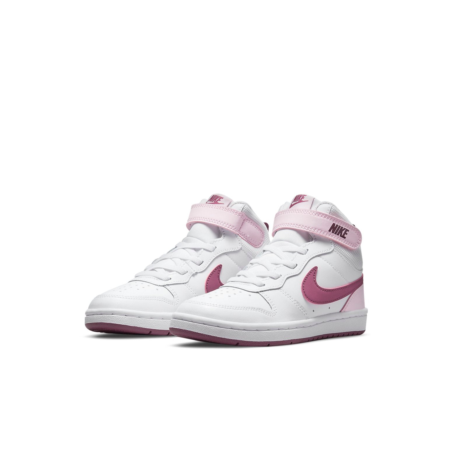 (PS) Nike Court Borough Mid 2Velcro 'Pink Foam' CD7783-104