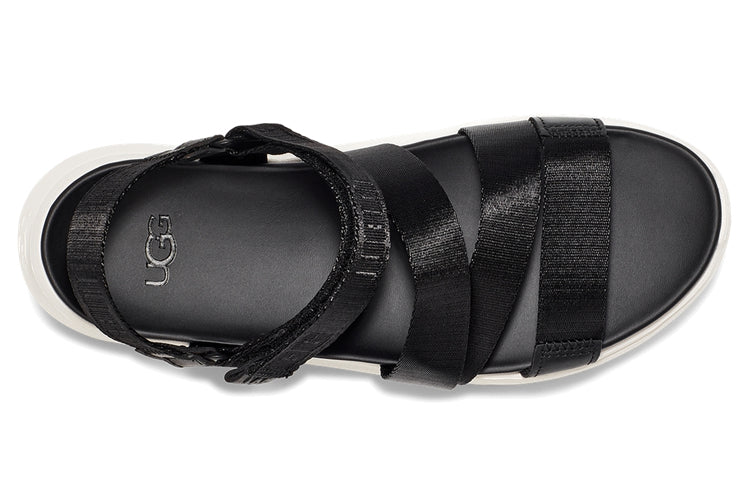 (WMNS) UGG LA Cloud Collection Sports sandals 'Black White' 1118499-BPLL