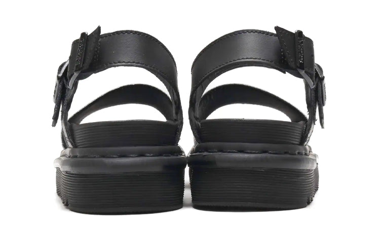 (WMNS) Dr. Martens Voss Sandals Black/White 24628009