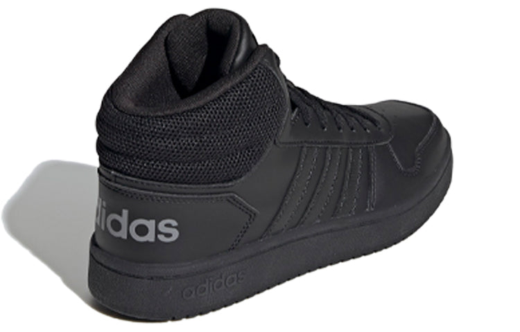 (WMNS) adidas Hoops 2.0 Mid 'Core Black Grey' FW4497