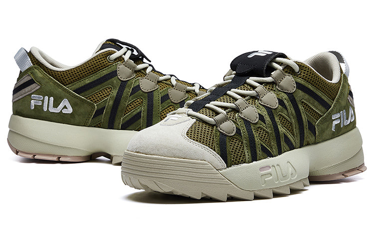FILA FUSION Spaghetti Low Shoes 'Olive Green' T12M011201FAD