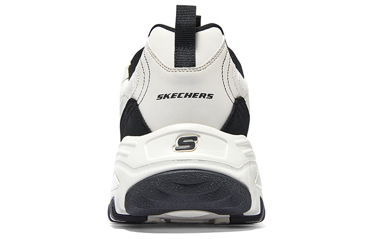 Skechers DLites 1.0 Chunky Shoes 'Beige Black' 894265-NTBK