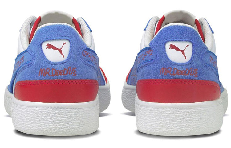 PUMA Ralph Sampson Mr Doodle Casual Shoes White/Blue/Red 380539-01