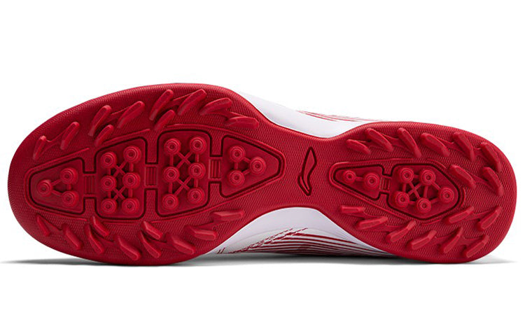 Li-Ning Training Soccer Shoes 'White Red' ASTQ005-1