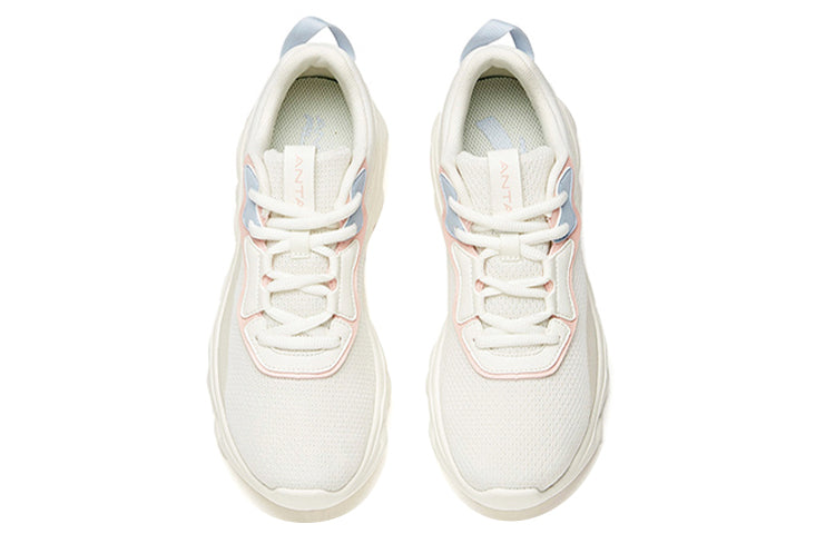 (WMNS) ANTA Running Series Sneakers 'White Pink Blue' 922115535-1