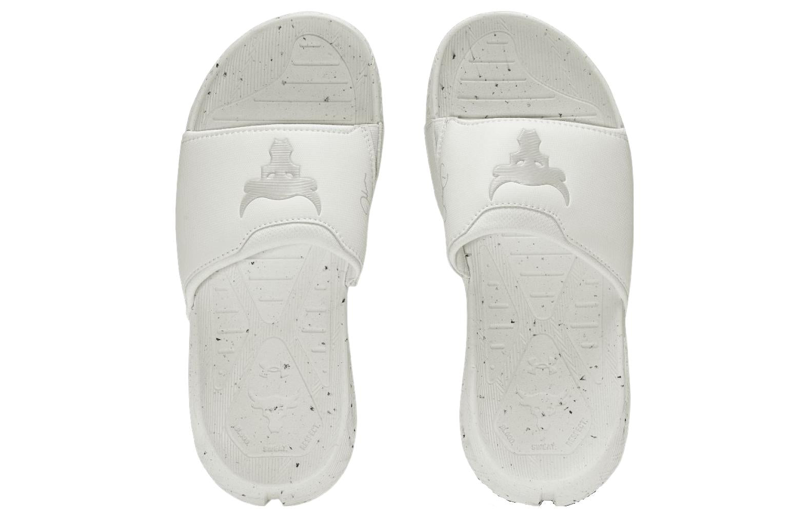 Under Armour Project Rock 3 Slide 'White Halo Grey' 3026034-100