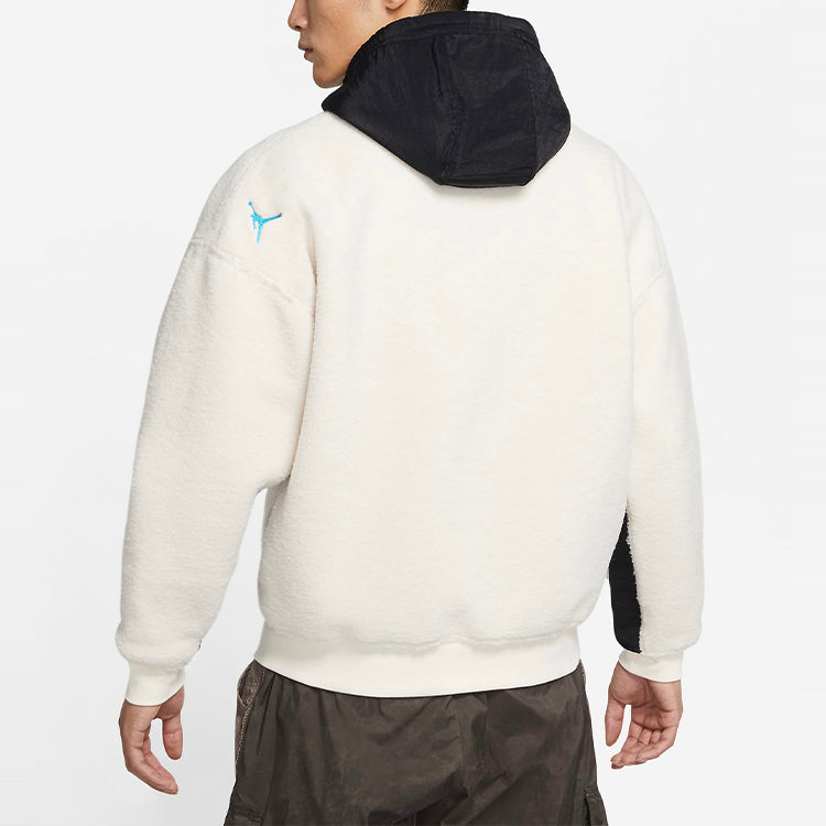 Air Jordan 23 Engineered Fleece Hooded Jacket Men Beige CT3555-110