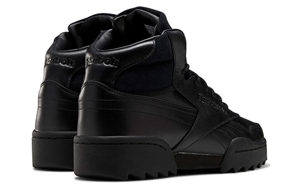 Reebok Exofit Hi Plus Ripple Leather 'Triple Black' FZ1848