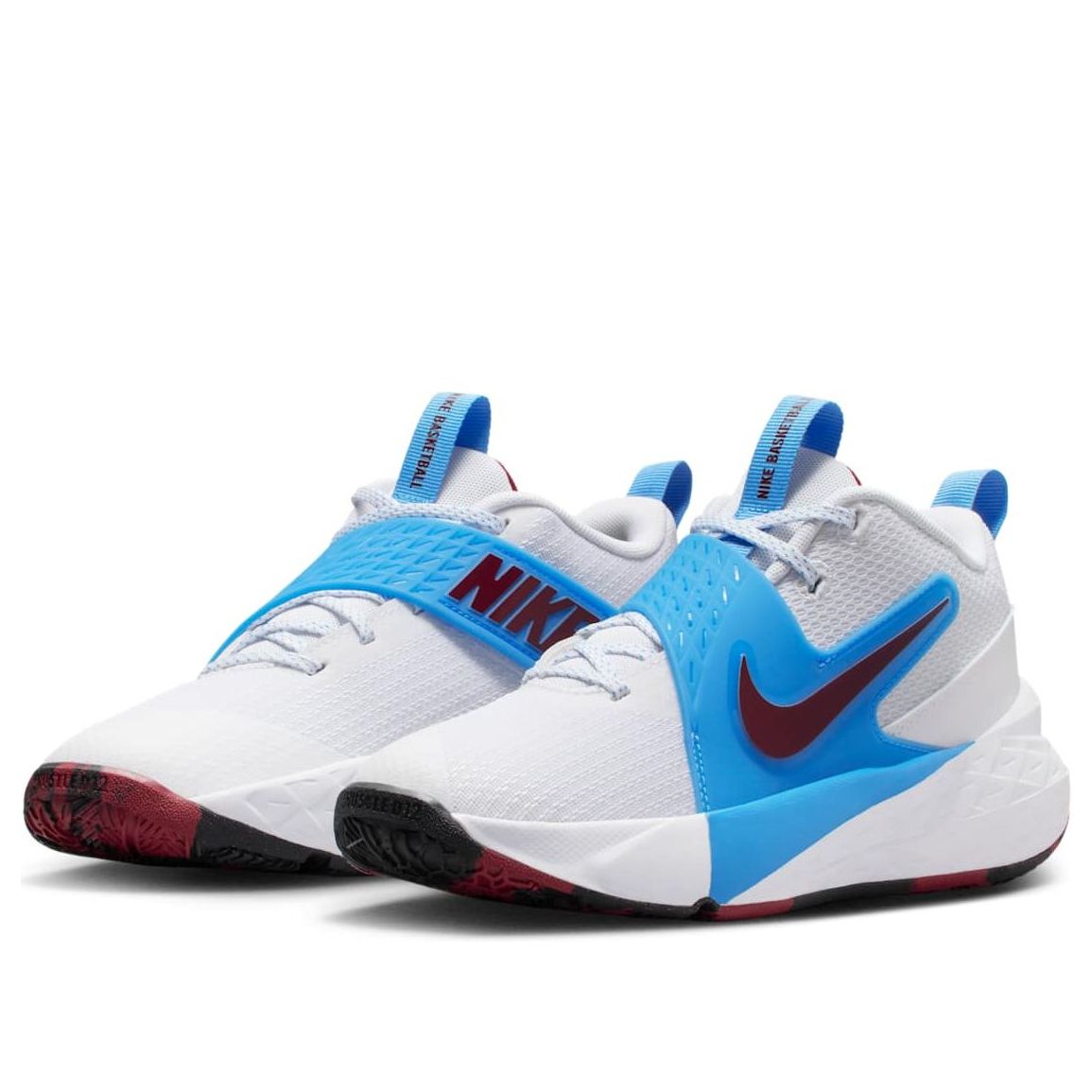 (GS) Nike Team Hustle D12 'University Blue Team Red' HF6279-102