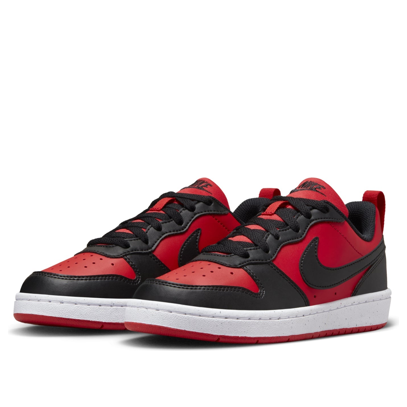 (GS) Nike Court Borough Low Recraft 'University Red Black' DV5456-600