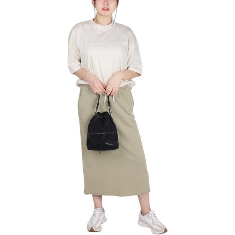 (WMNS) New Balance Hyper Density Jersey Oversized T-Shirt Asia Sizing 'Linen' WT41555-LIN