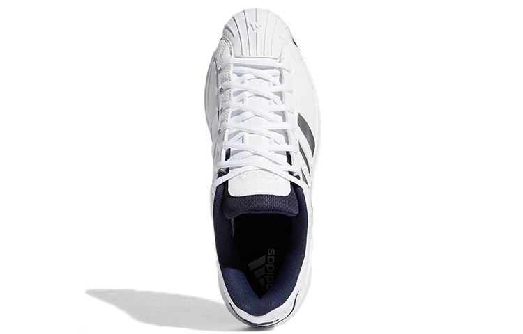 adidas Pro Model 2G Low 'White Silver Metallic Navy' H68051